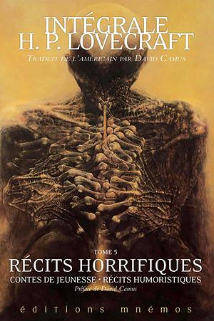 Récits horrifiques, contes de jeunesse et récits humoristiques (couverture)