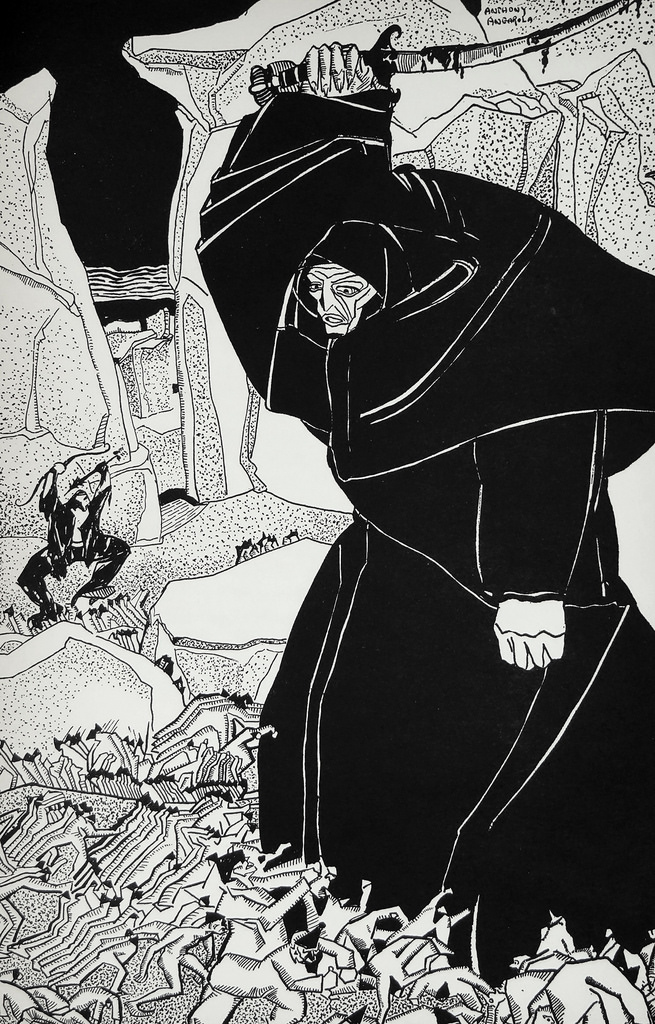 Illustration pour « The Kingdom of Evil », de Ben Hecht (1924), par Anthony Angarola